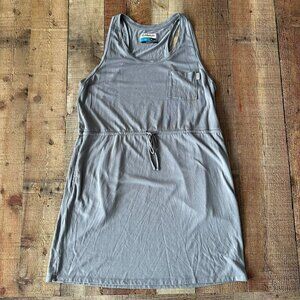 Magellan Outdoors Womens Gray Racerback Dress XL With Drawstring Waist & Pocket